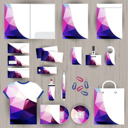 时尚唯美企业公司办公用品VI模板设计 高效赋能品牌美学与专业形象